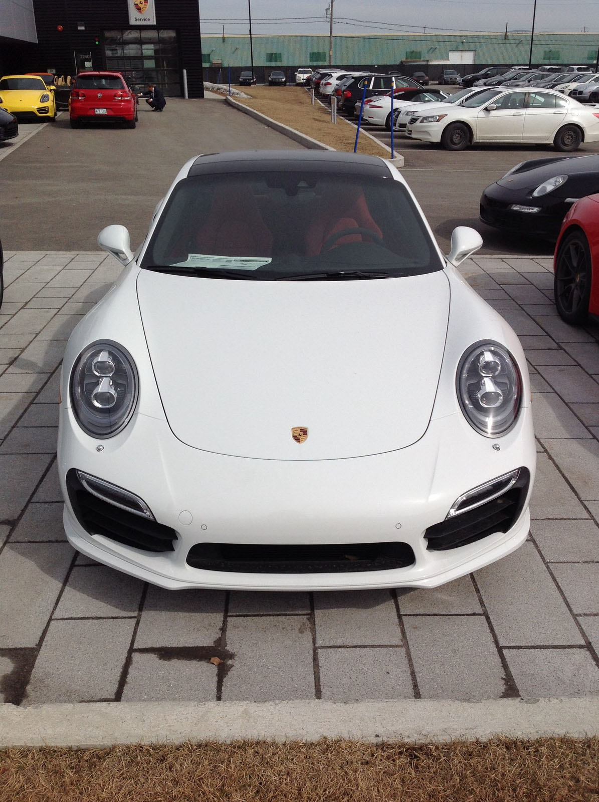 White 2014 Porsche 911 Turbo S